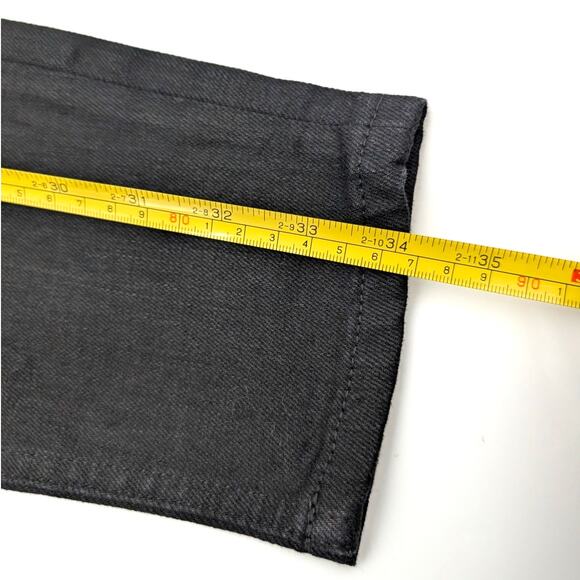 Everlane Women's The Mid Rise Ankle Skinny Jeans Stretch Zip Fly Black Size 26 - Picture 12 of 13